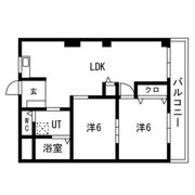 ハッピーコート三宅の間取り画像
