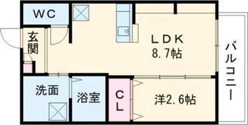 ジーイーオンズの間取り画像