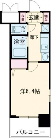 エステムプラザ神戸水木通グランクロスの間取り画像