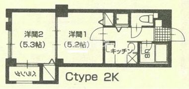 サクラハイツ駅南の間取り画像