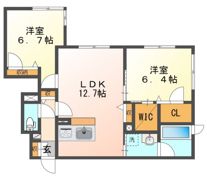 シャルマンドミールBの間取り画像
