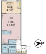 カインドネス八王子元横山町の間取り画像