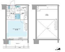 プライムアーバン芝浦LOFTの間取り画像