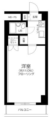 アカデミー・グローリア初穂町田合同ビルの間取り画像