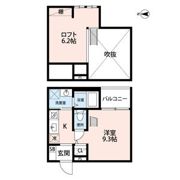 Loup de Mer 堀田(ルードメールの間取り画像