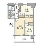新宿グランドプラザの間取り画像