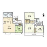 鈴木町戸建の間取り画像