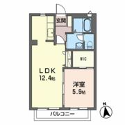 シャーメゾン・アゼリアⅠの間取り画像