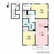 アルフラットFの間取り画像