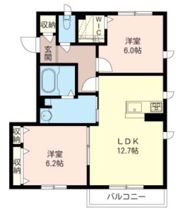 リラフォート Bの間取り画像