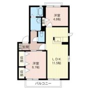 アルブル4番館の間取り画像
