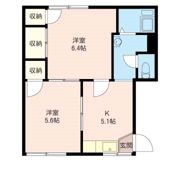 パレスサイドハイツの間取り画像