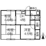 宮原戸建借家の間取り画像
