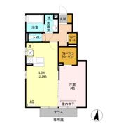アニマートの間取り画像