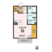 ガーデンヒルズ Aの間取り画像
