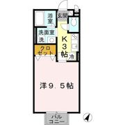 ハンズレジデンス北脇 B棟の間取り画像