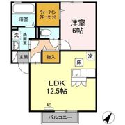 ユヴェールの間取り画像