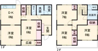 Garden House公所の間取り画像