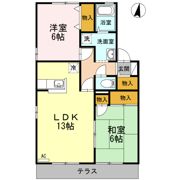 メルベーユKEN B棟の間取り画像