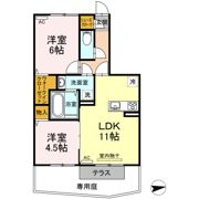 プランドール 太田 A棟の間取り画像