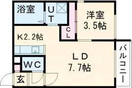 コンフォール恵庭の間取り画像