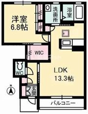 シャーメゾン黒石の間取り画像