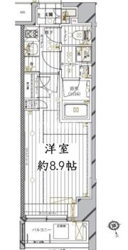 レガリス品川南大井Ⅱの間取り画像