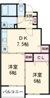 フェリオOGAWA E棟の間取り画像