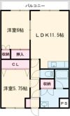 ジュエルタウン湯川Ⅲの間取り画像