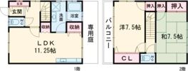 メゾン野中の間取り画像