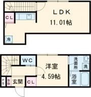 Ascent那加（アセントナカ）の間取り画像