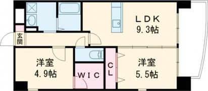 ザ.ヒルズ戸畑の間取り画像