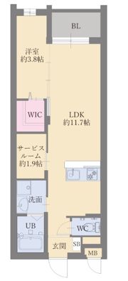 LIFEFIELD日佐の間取り画像