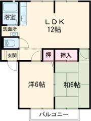 グリーンヒルズ泉川 Cの間取り画像