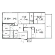 ハッピーコート御立の間取り画像