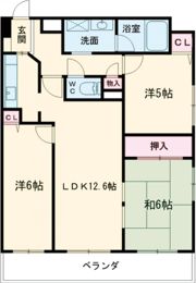 プレステージ飾磨駅前Ⅲの間取り画像