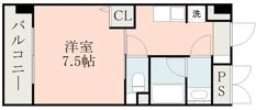 THE MUTUAL 藤崎宮の間取り画像