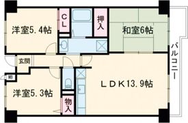 カサグランデス浜寺北の間取り画像