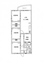 和田パークマンションの間取り画像