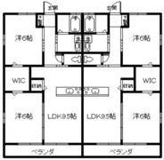 ル シェル ブルー Ⅰの間取り画像