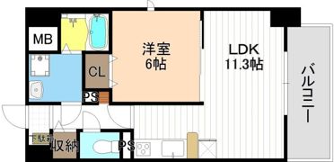 ベルデュールⅢの間取り画像