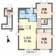 メゾン ド ブランシェ Aの間取り画像