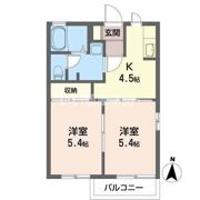エスメラード Cの間取り画像