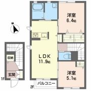 アルカンシェルの間取り画像