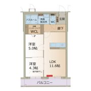 ラフォーレ西可児の間取り画像