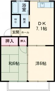 スカイコーポⅠの間取り画像