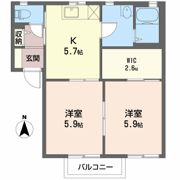 ハーミテージの間取り画像