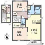 ハビテーションT Bの間取り画像