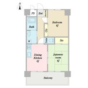 なかよしマンション片原町の間取り画像
