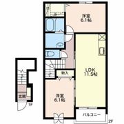 アーバンダンスⅡ Bの間取り画像